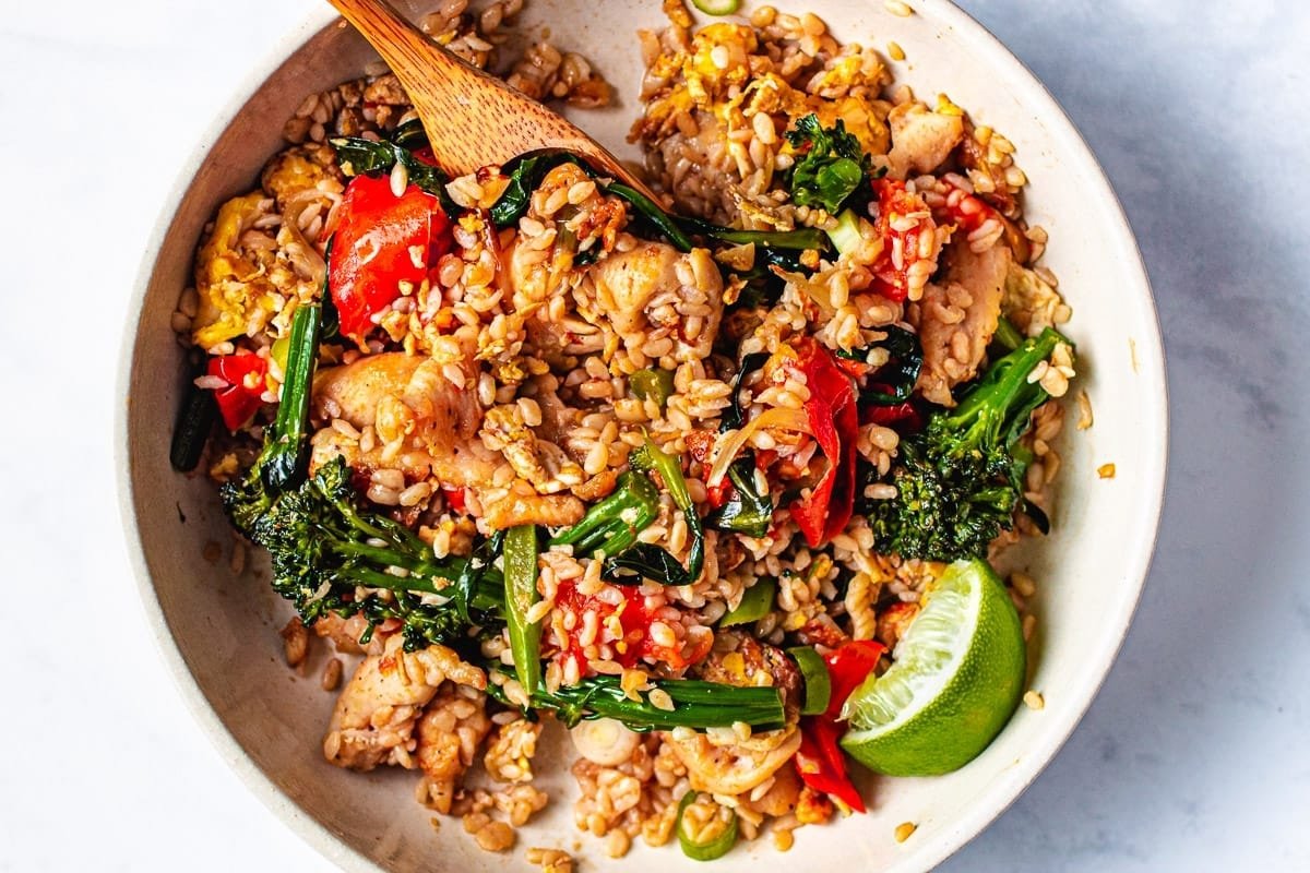 chicken-fried-hearts-of-palm-rice-recipe