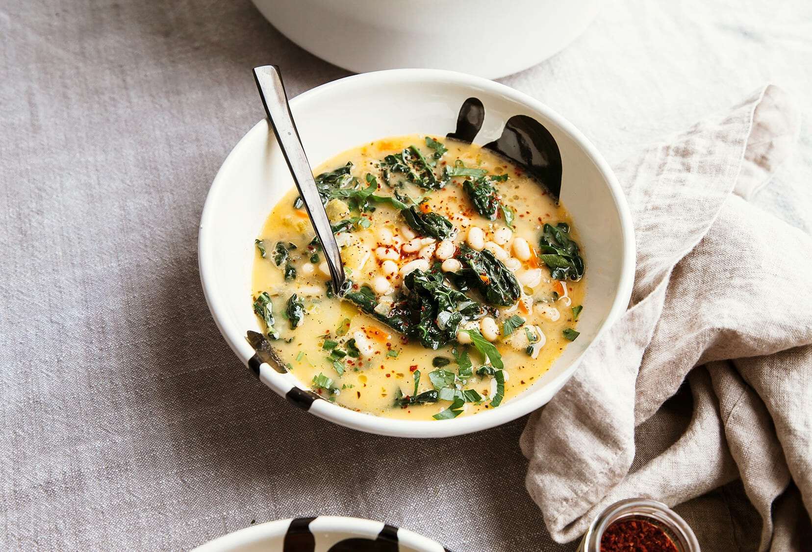 lemon-soup-with-pasta-white-bean-and-kale-recipe