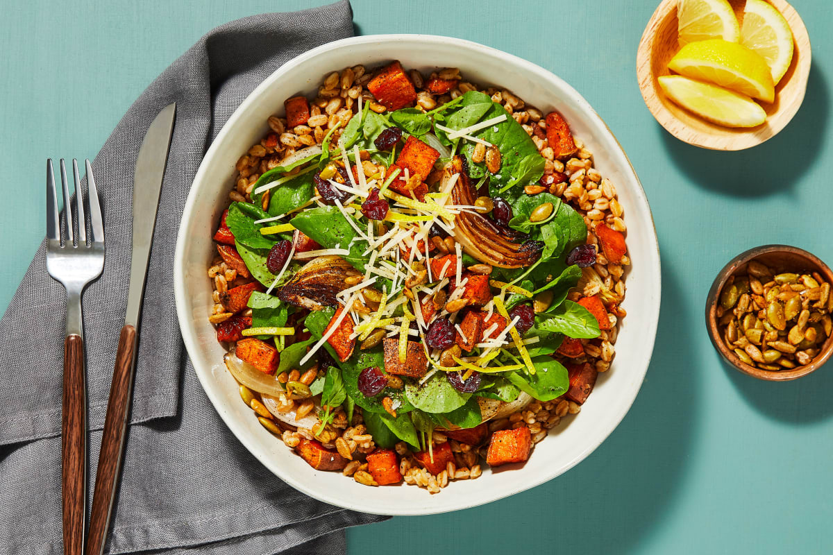 miso-ginger-grilled-vegetable-farro-bowls-recipe