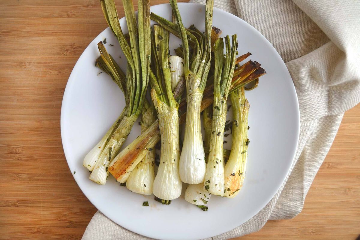 roasted-spring-onion-with-tarragon-recipe